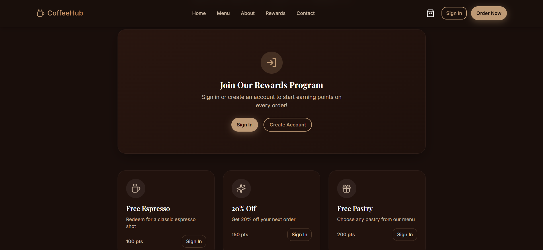 CoffeeHub screenshot 3