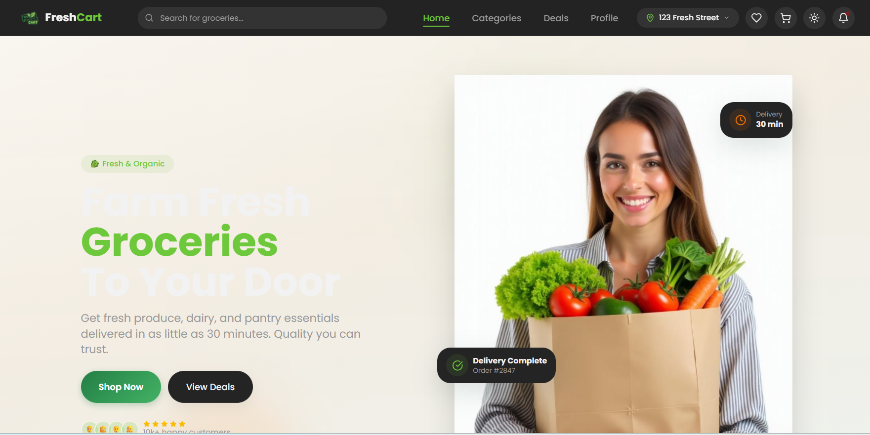 FreshCart screenshot 1